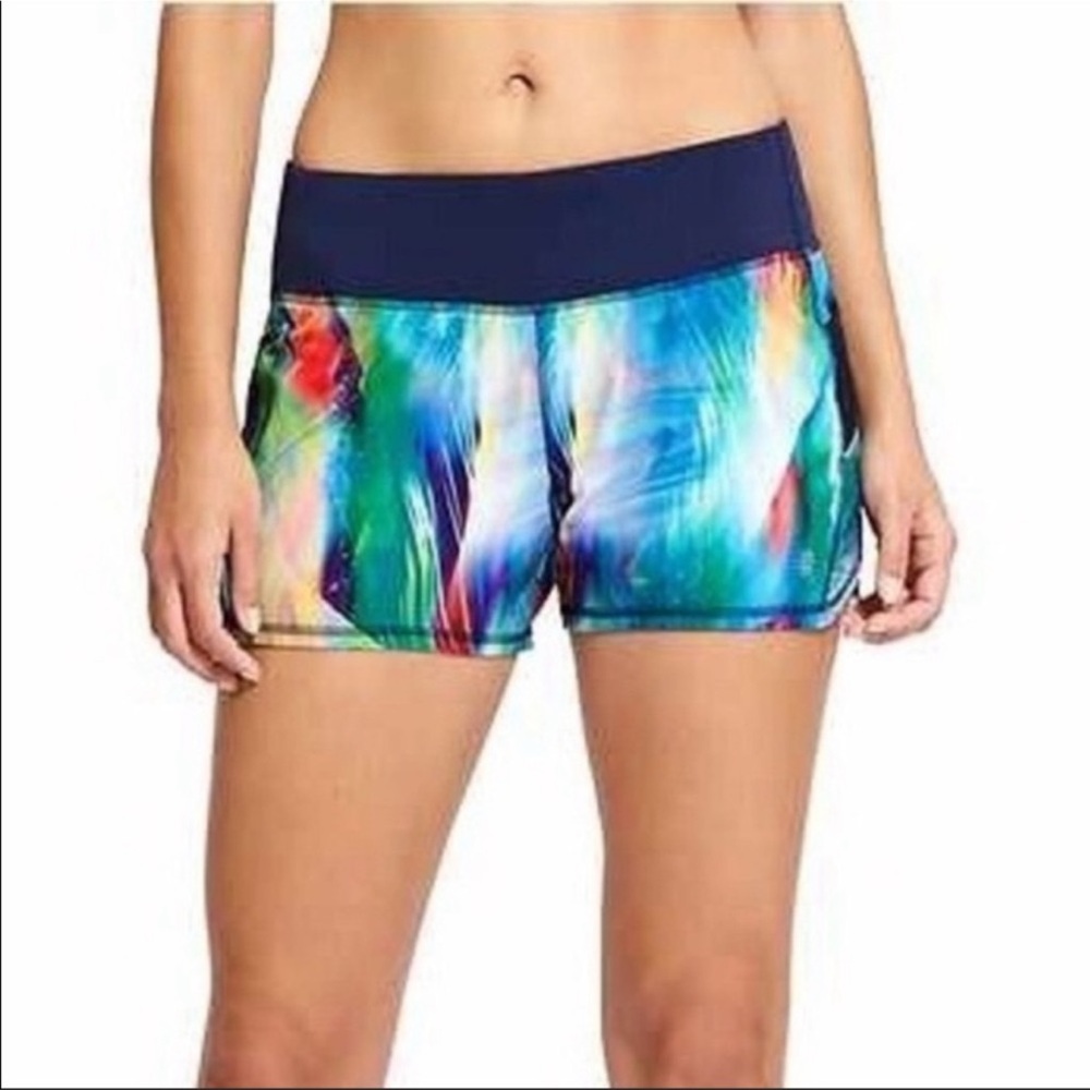 Athleta Tropea Ready Set Shorts Multi Color Small